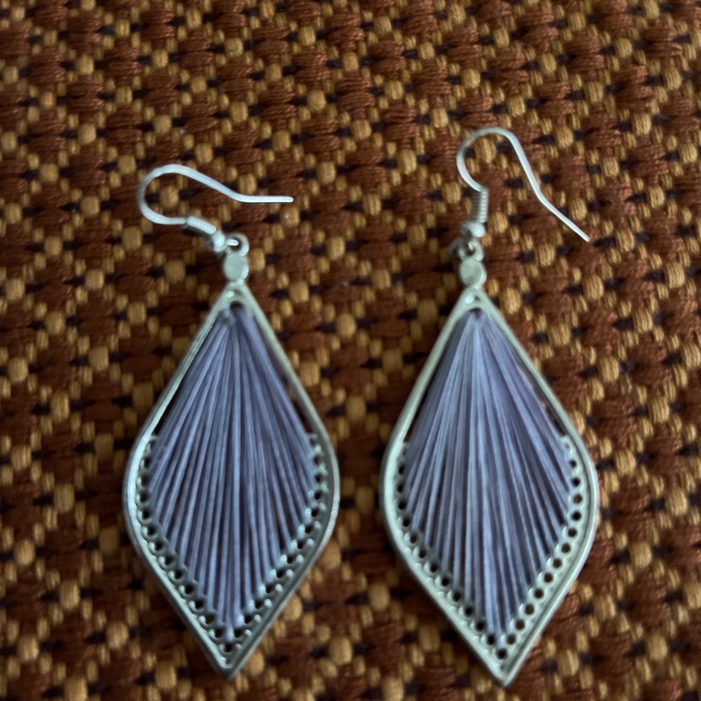 Purple Earrings